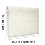 Magnolia Home Ridge wallpaper, color Whitewash, SKU OM3612