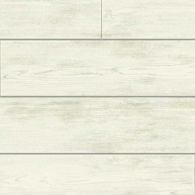Magnolia Home Shiplap wallpaper, color Grey & Off White, SKU MH1559