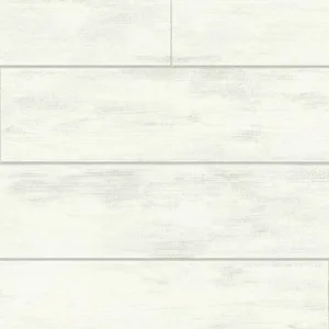 Magnolia Home Shiplap wallpaper, color White & Grey, SKU MH1560