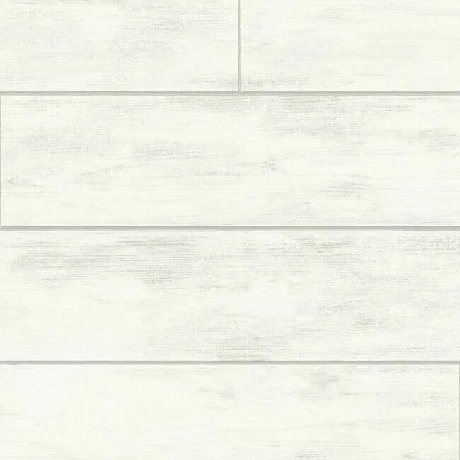 Magnolia Home Shiplap wallpaper, color White & Grey, SKU MH1560
