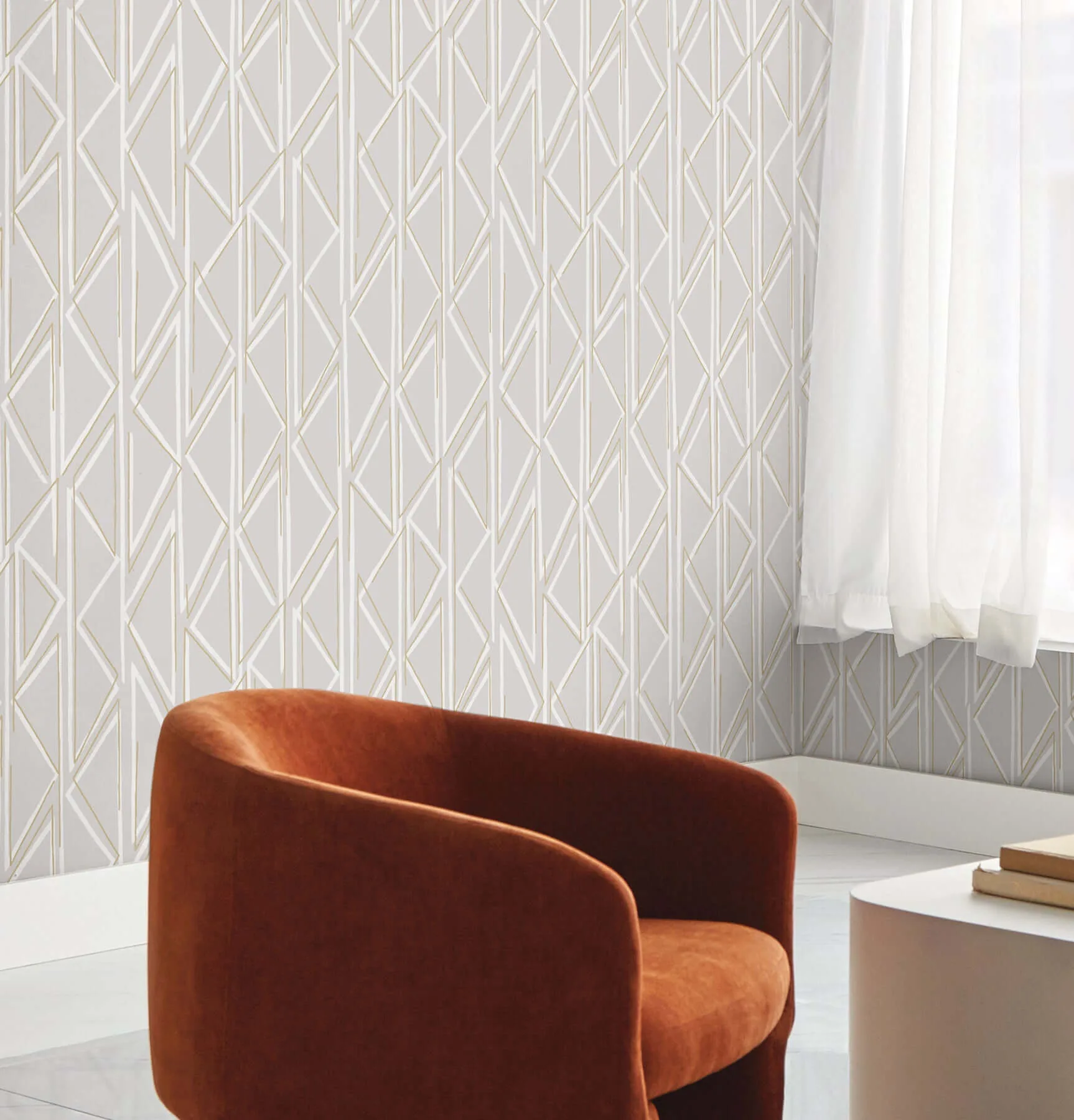 Magnolia Home Side By Side wallpaper, color Nook, SKU MJ4853