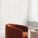Magnolia Home Side By Side - Whitewash Wallpaper | Buy Online Magnolia Home Side By Side wallpaper, color Whitewash, SKU MJ4854