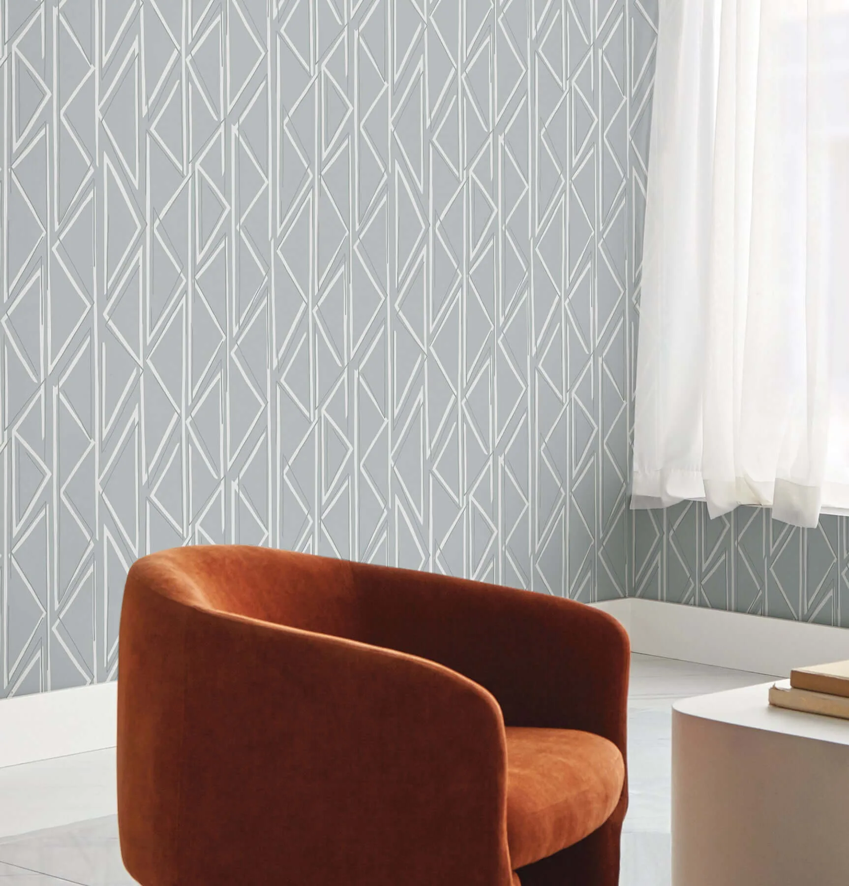Magnolia Home Side By Side wallpaper, color Loft, SKU MJ4855