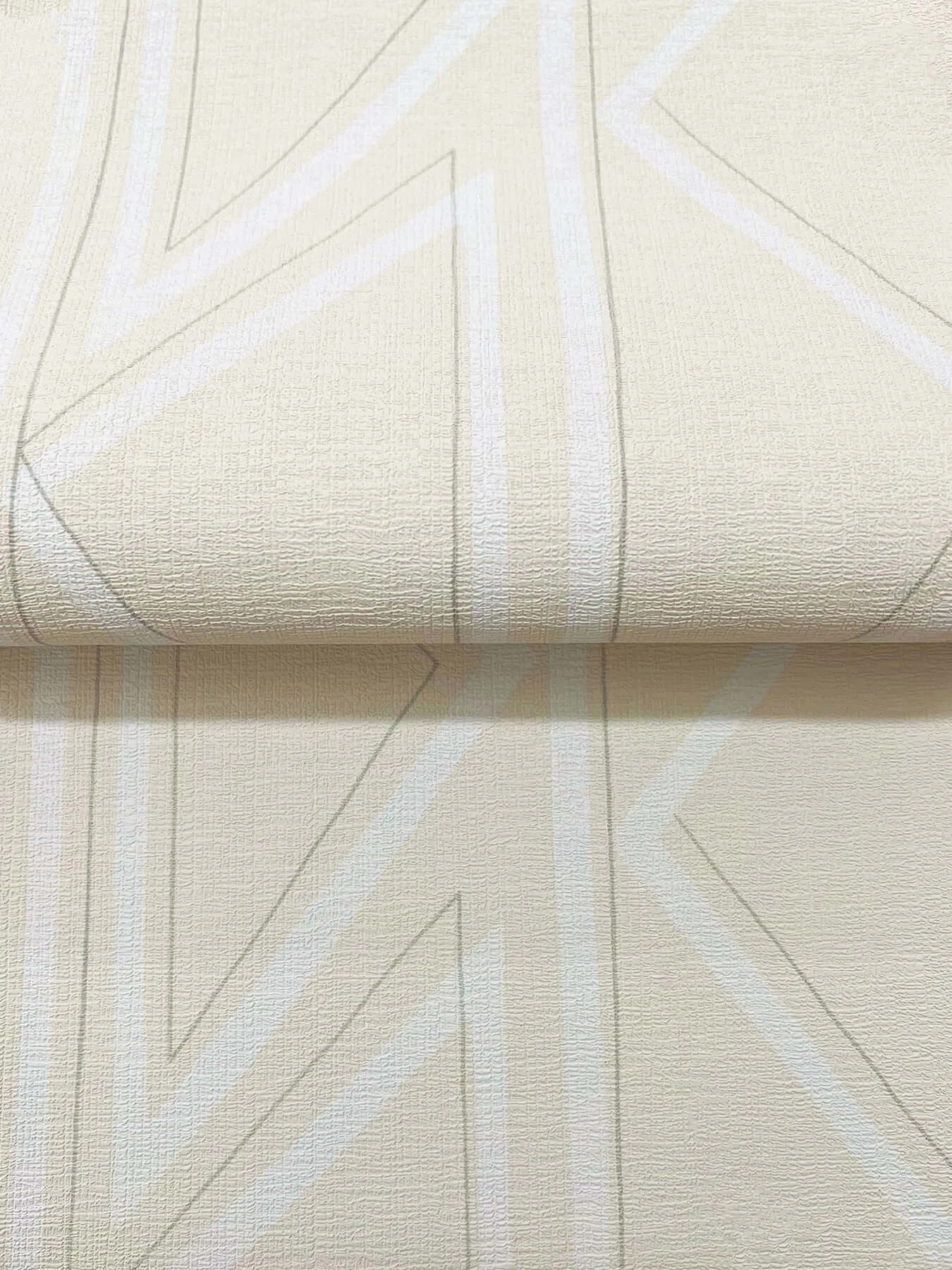 Magnolia Home Side By Side wallpaper, color Cotton, SKU MJ4856