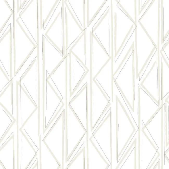 Magnolia Home Sideways Sketch wallpaper, color Beige, SKU PSW1498RL
