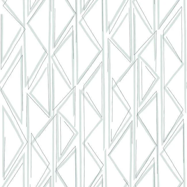 Magnolia Home Sideways Sketch wallpaper, color Blue, SKU PSW1501RL