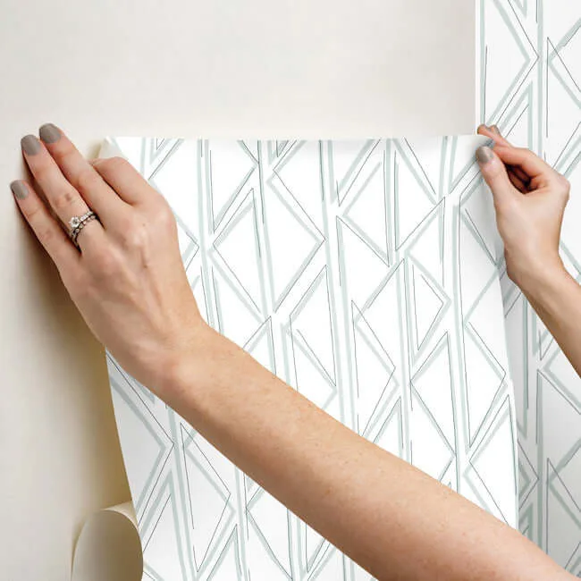 Magnolia Home Sideways Sketch - Blue Wallpaper | Buy Online Magnolia Home Sideways Sketch wallpaper, color Blue, SKU PSW1501RL