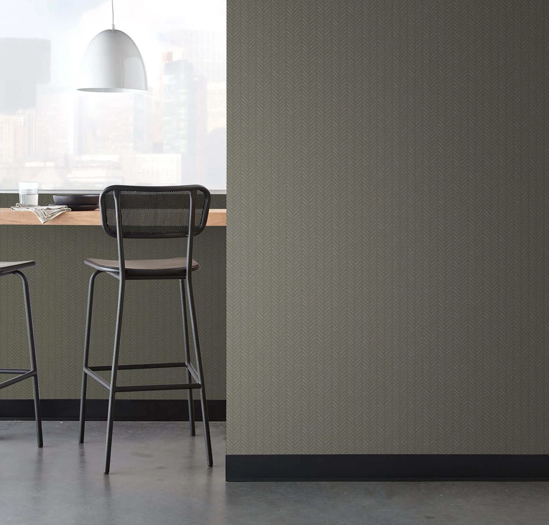 Magnolia Home Stroll wallpaper, color Greenhouse, SKU MJ4809