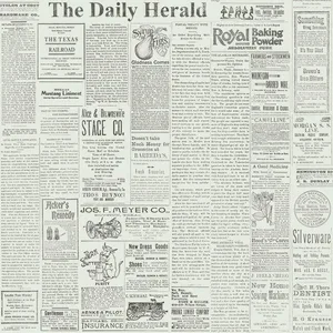 Magnolia Home The Daily wallpaper, color Black & White, SKU MH1508