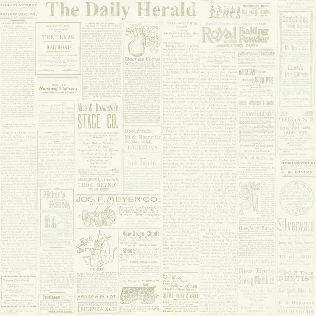 Magnolia Home The Daily wallpaper, color Yellow, SKU MH1509