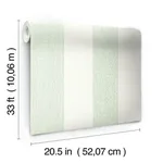 Magnolia Home Thread Stripe - Green Wallpaper | Buy Online Magnolia Home Thread Stripe wallpaper, color Green, SKU MK1116
