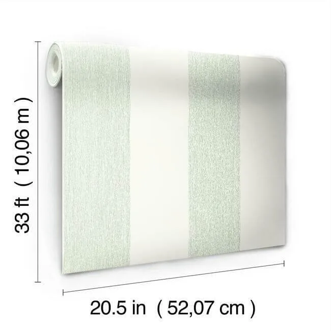 Magnolia Home Thread Stripe - Green Wallpaper | Buy Online Magnolia Home Thread Stripe wallpaper, color Green, SKU MK1116