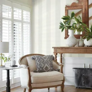 Magnolia Home Thread Stripe wallpaper, color Blue, SKU MK1118
