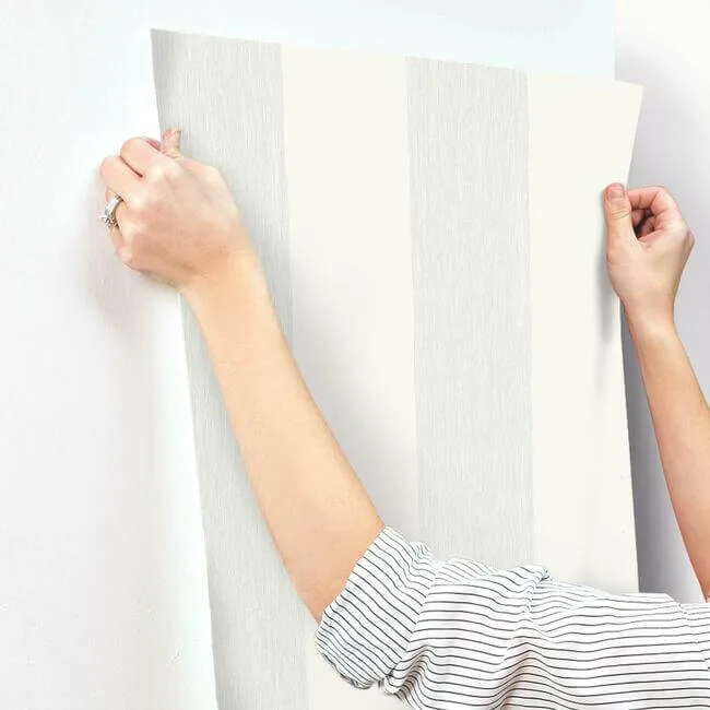 Magnolia Home Thread Stripe - Blue Wallpaper | Buy Online Magnolia Home Thread Stripe wallpaper, color Blue, SKU MK1118