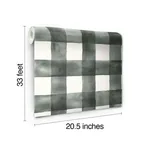 Magnolia Home Watercolor Check - Black & White Wallpaper | Buy Online Magnolia Home Watercolor Check wallpaper, color Black & White, SKU MH1516