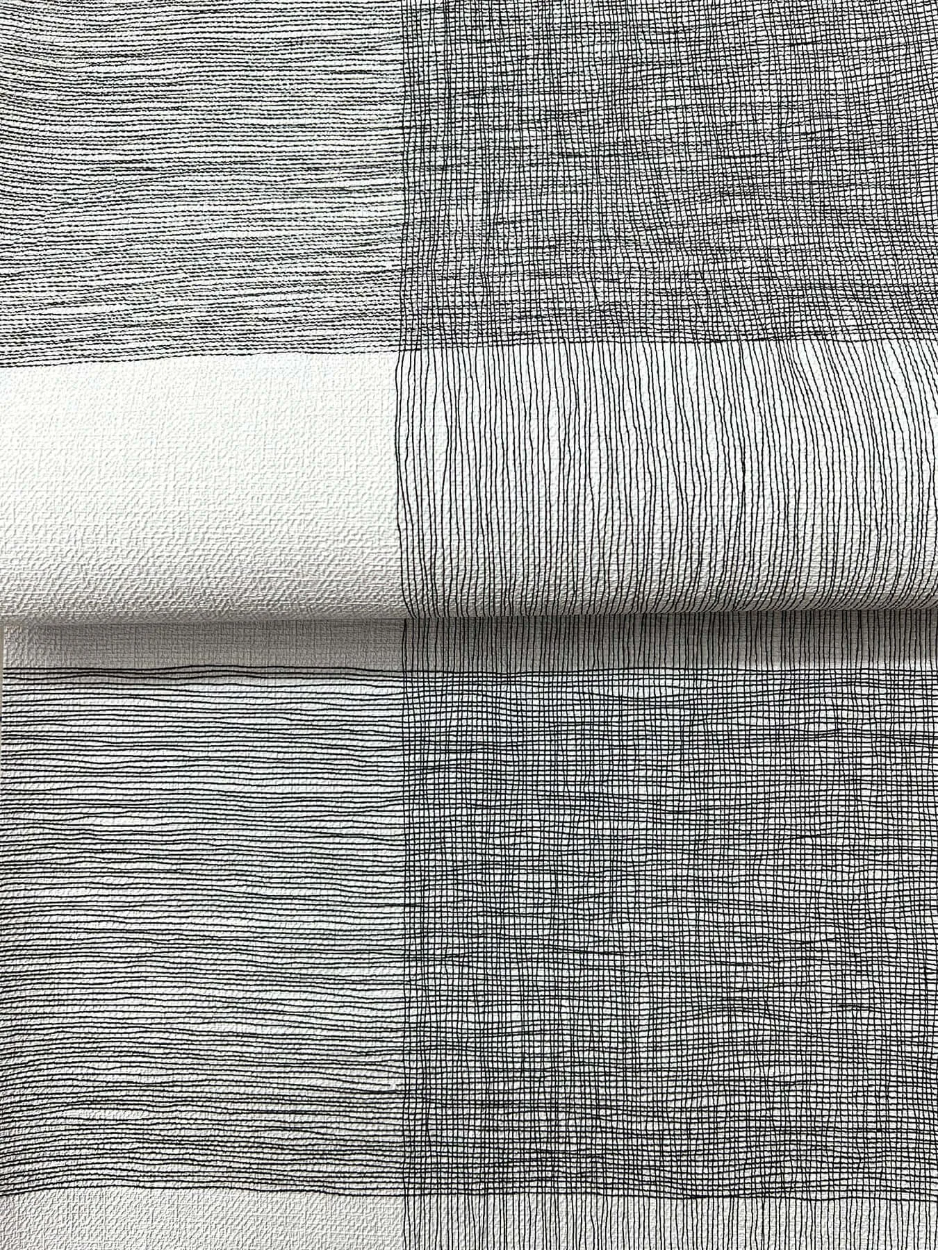 Magnolia Home Weft And Weave - Charcoal Wallpaper | Buy Online Magnolia Home Weft And Weave wallpaper, color Charcoal, SKU MJ4841