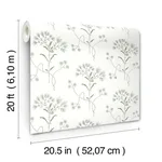 Magnolia Home Wildflower wallpaper, color Green, SKU PSW1503RL