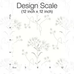 Magnolia Home Wildflower - Grey Wallpaper | Buy Online Magnolia Home Wildflower wallpaper, color Grey, SKU PSW1502RL
