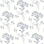 Magnolia Home Wildflower - Navy Wallpaper | Buy Online Magnolia Home Wildflower wallpaper, color Navy, SKU PSW1504RL