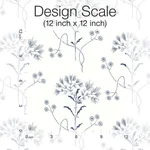 Magnolia Home Wildflower - Navy Wallpaper | Buy Online Magnolia Home Wildflower wallpaper, color Navy, SKU PSW1504RL