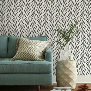 Magnolia Home Willow wallpaper, color Black, SKU MK1136