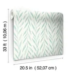 Magnolia Home Willow wallpaper, color Blue, SKU MK1138