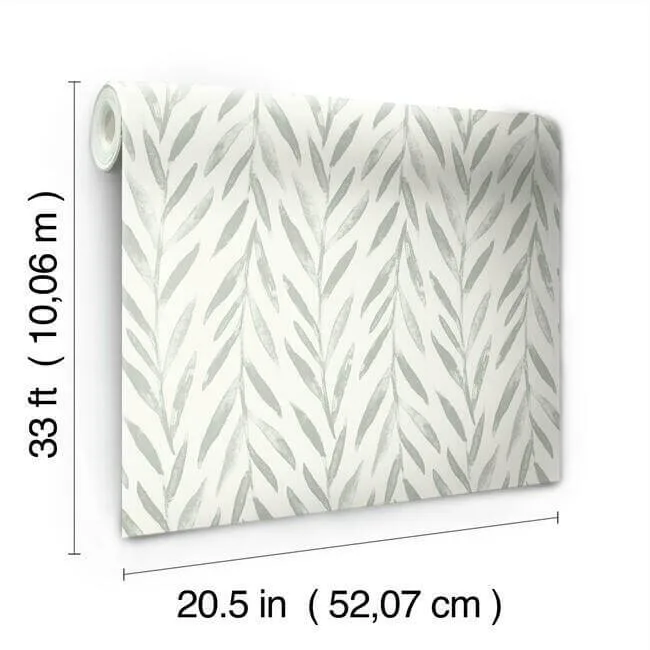 Magnolia Home Willow wallpaper, color Grey, SKU MK1137
