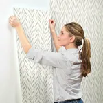Magnolia Home Willow wallpaper, color Grey, SKU MK1137