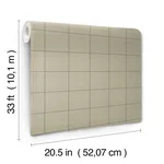 Magnolia Home Windsor - Taupe Wallpaper | Buy Online Magnolia Home Windsor wallpaper, color Taupe, SKU MF4784
