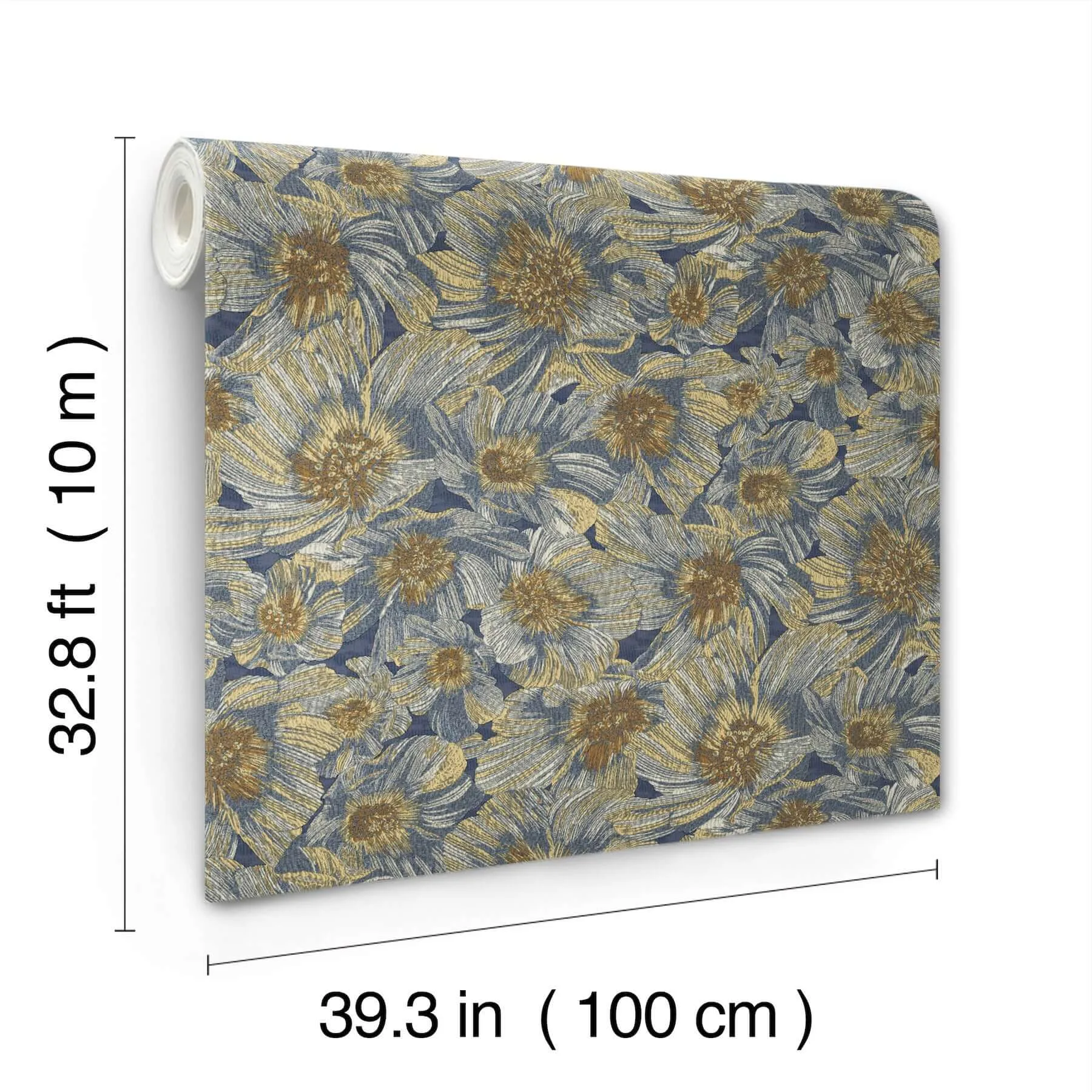 Missoni Anemoni - Blue Wallpaper | Buy Online Missoni Anemoni wallpaper, color Blue, SKU MI10501