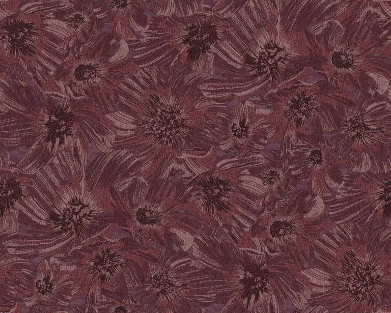 Missoni Anemoni wallpaper, color Burgundy, SKU MI10505