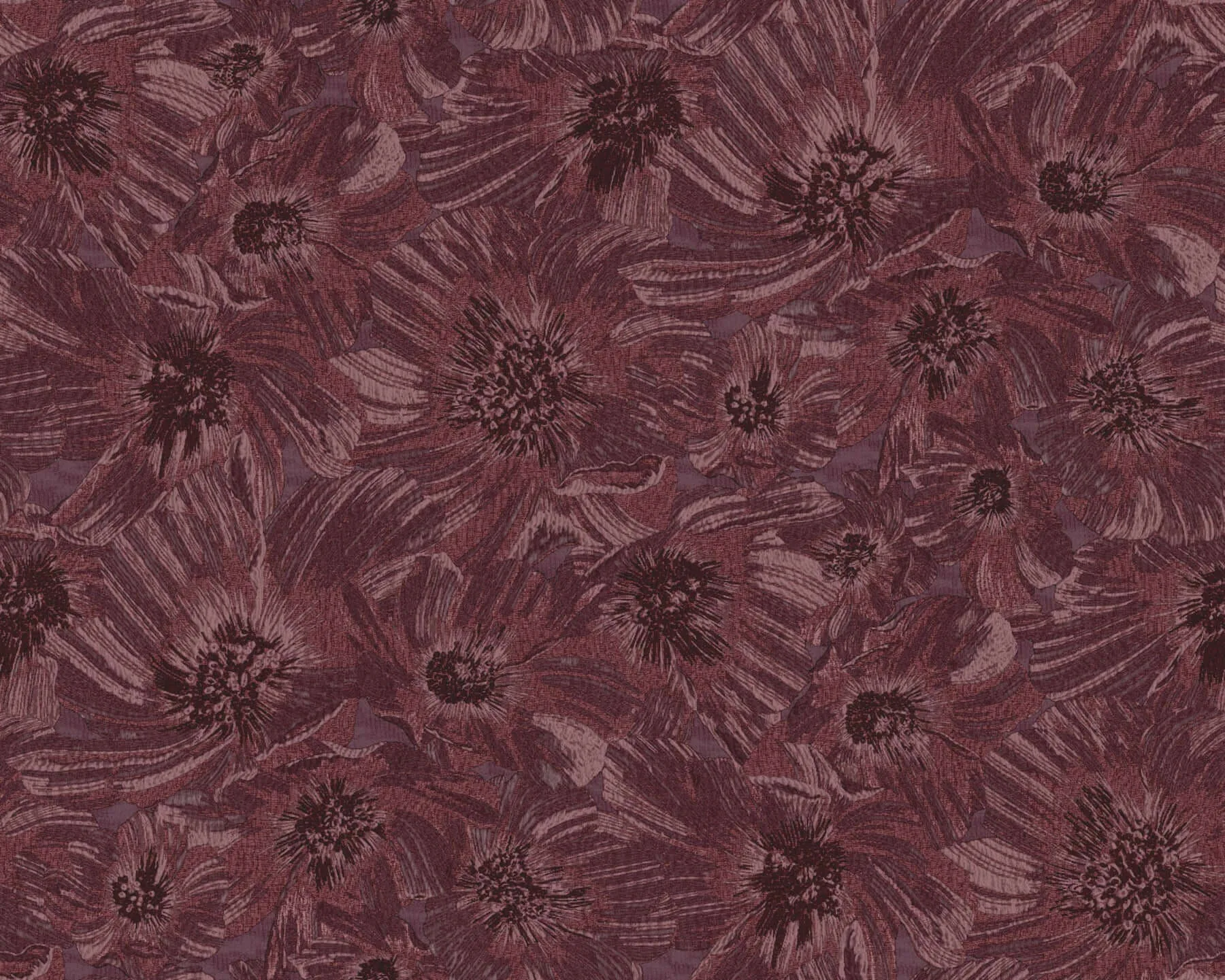 Missoni Anemoni wallpaper, color Burgundy, SKU MI10505