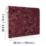 Missoni Anemoni - Burgundy Wallpaper | Buy Online Missoni Anemoni wallpaper, color Burgundy, SKU MI10505