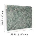 Missoni Anemoni - Teal Wallpaper | Buy Online Missoni Anemoni wallpaper, color Teal, SKU MI10504