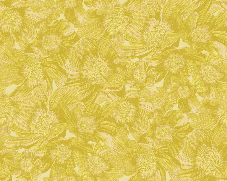 Missoni Anemoni wallpaper, color Yellow, SKU MI10500