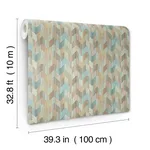 Missoni Betulle wallpaper, color Blue, SKU MI10523