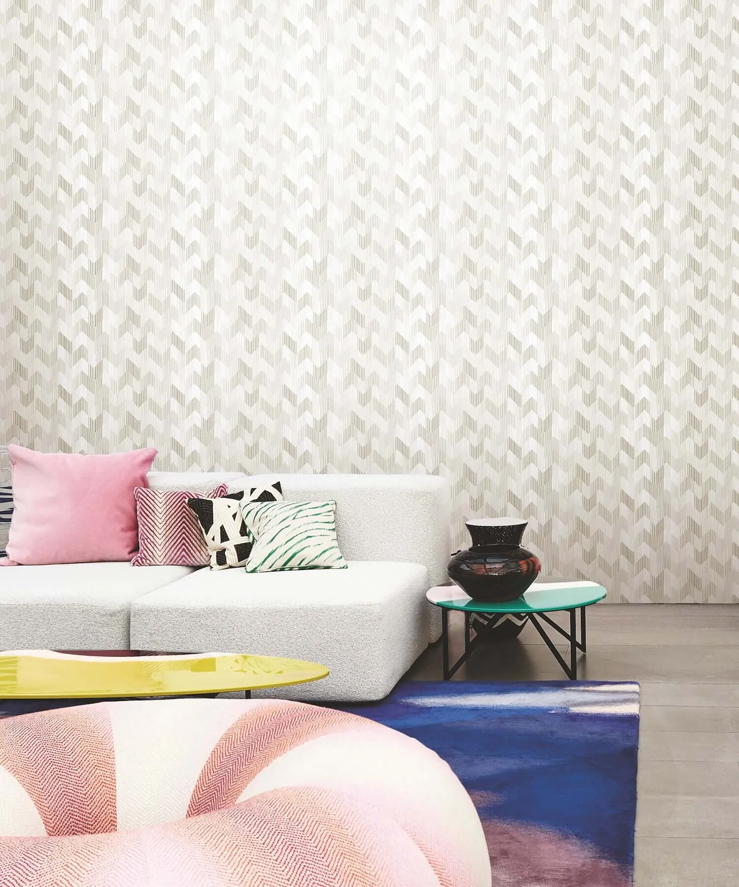 Missoni Betulle - Grey Wallpaper | Buy Online Missoni Betulle wallpaper, color Grey, SKU MI10522