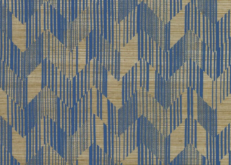 Missoni Birch wallpaper, color Blue, SKU MI10527