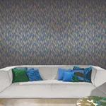 Missoni Birch - Blue Wallpaper | Buy Online Missoni Birch wallpaper, color Blue, SKU MI10527