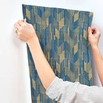 Missoni Birch - Blue Wallpaper | Buy Online Missoni Birch wallpaper, color Blue, SKU MI10527