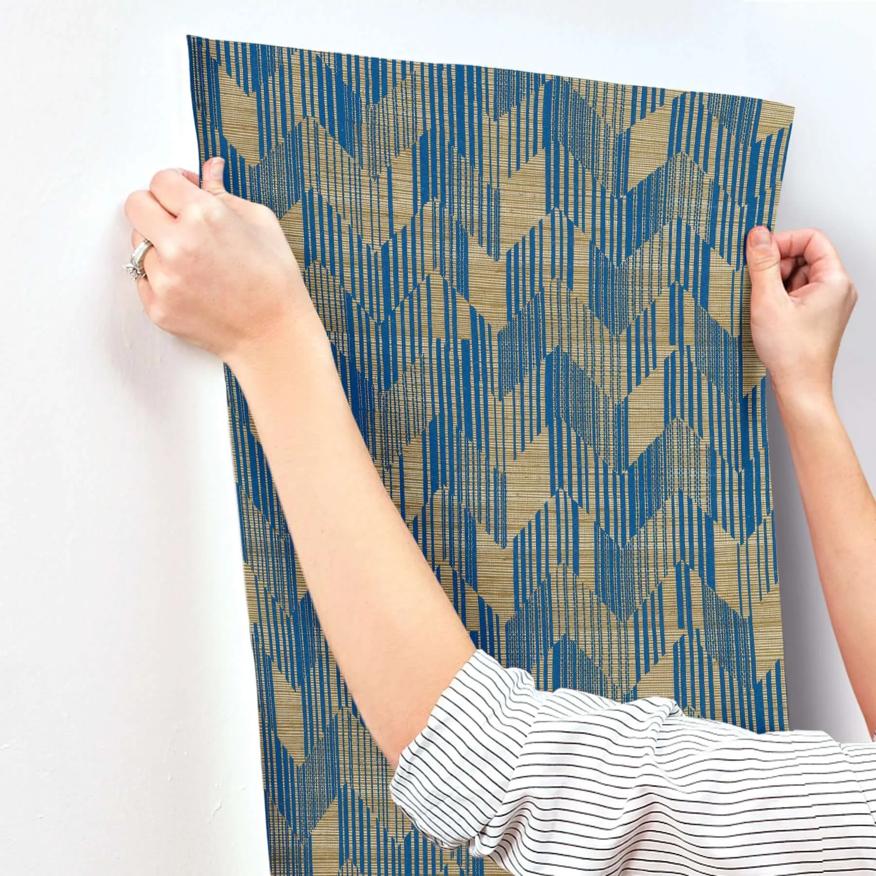 Missoni Birch - Blue Wallpaper | Buy Online Missoni Birch wallpaper, color Blue, SKU MI10527