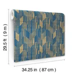 Missoni Birch - Blue Wallpaper | Buy Online Missoni Birch wallpaper, color Blue, SKU MI10527