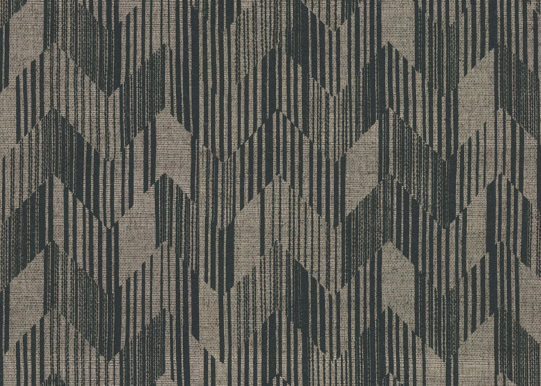 Missoni Birch wallpaper, color Charcoal, SKU MI10528