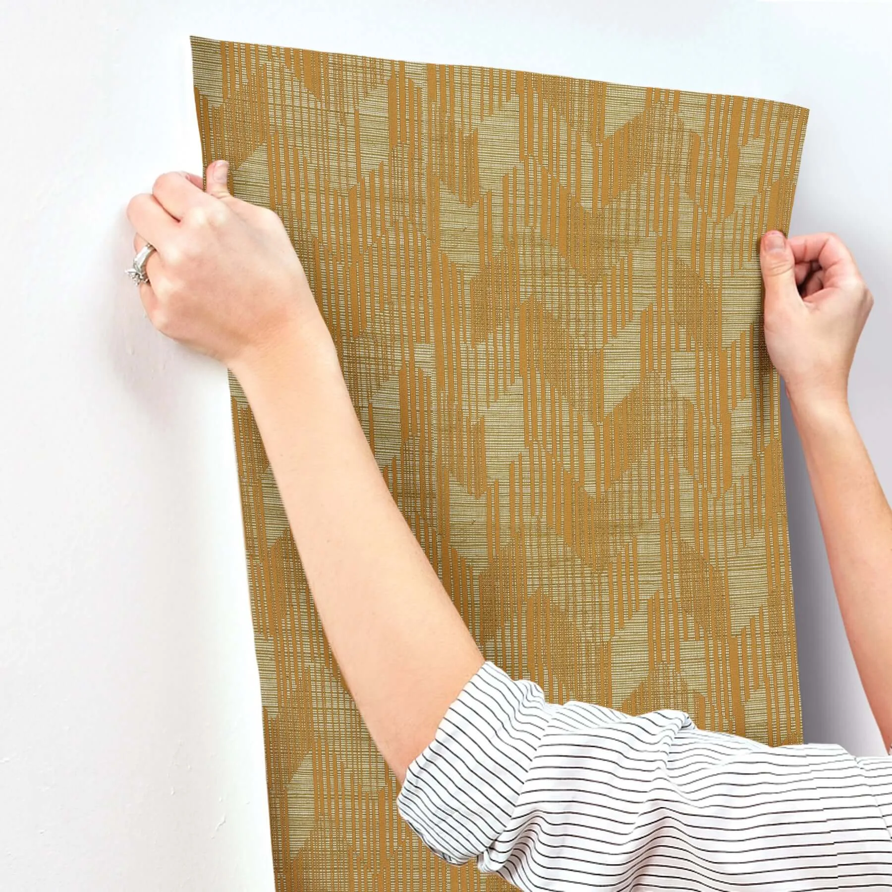 Missoni Birch wallpaper, color Gold, SKU MI10526
