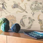 Missoni Constellations wallpaper, color Cream, SKU MI10351