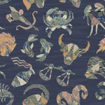 Missoni Constellations - Blue Wallpaper | Buy Online Missoni Constellations wallpaper, color Blue, SKU MI10353