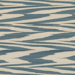 Missoni Flamed Zigzag wallpaper, color Blue & Cream, SKU MI10340