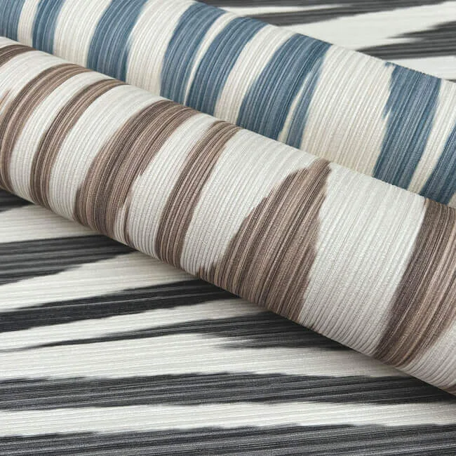 Missoni Flamed Zigzag wallpaper, color Brown & Cream, SKU MI10342
