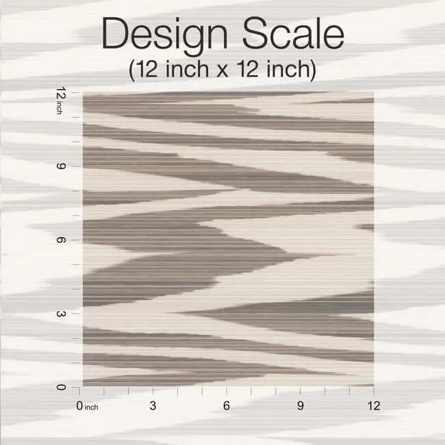 Missoni Flamed Zigzag wallpaper, color Brown & Cream, SKU MI10342