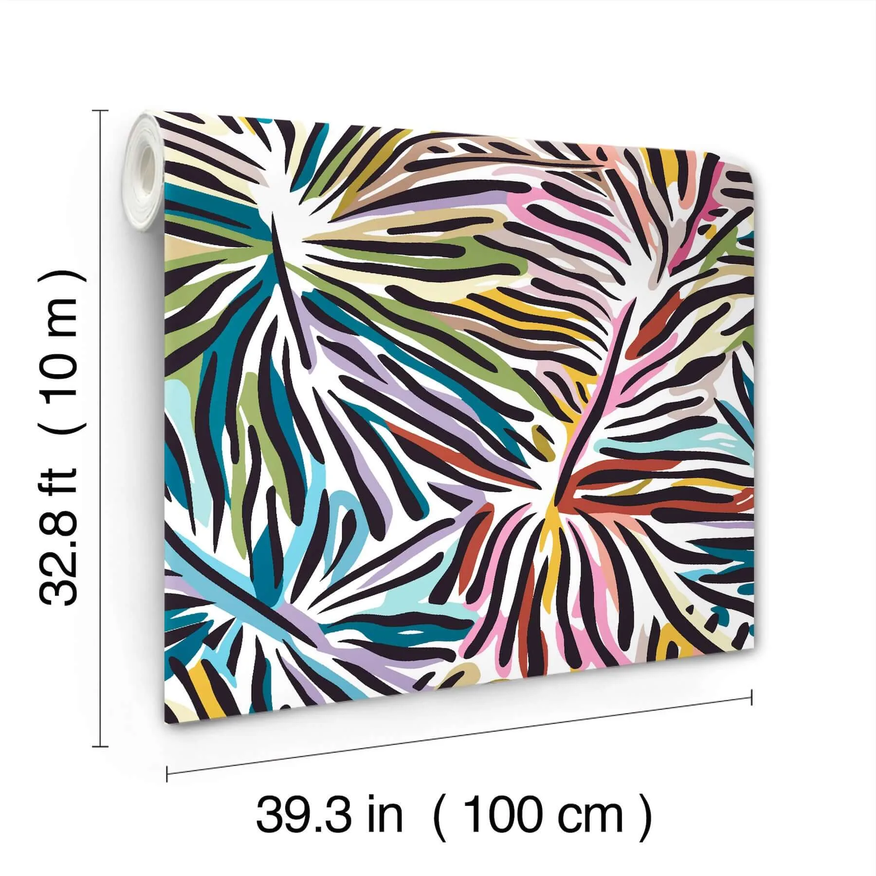 Missoni Flora wallpaper, color Multicolor, SKU MI10575